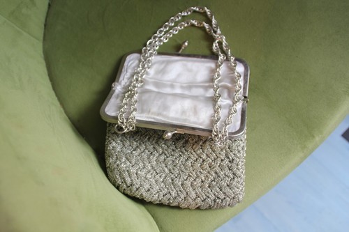 Abendtasche vintage siber - abendtasche,
