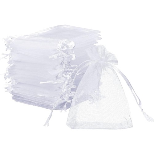 Organza säckchen weiß - säckchen, 50