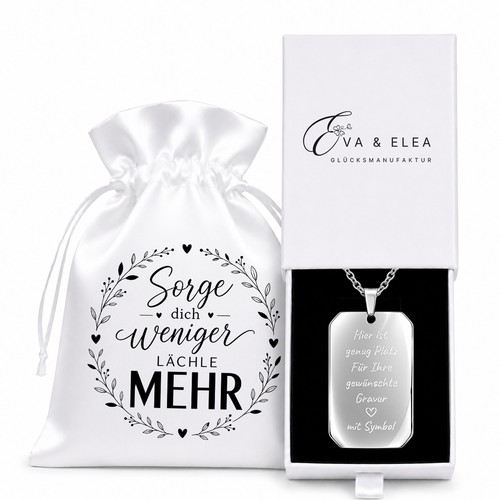 Kette mit gravur mutmacher - mit,