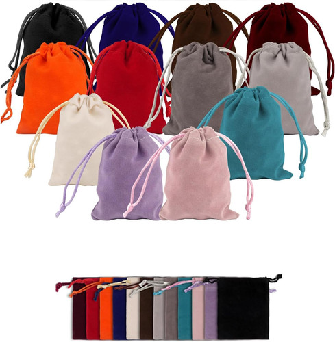 Samtbeutel bunte pcs12 - bunte,24,