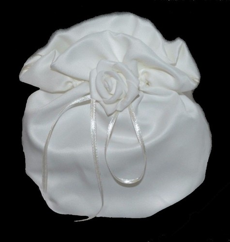 Beutel satin täschchen ivory - satin,