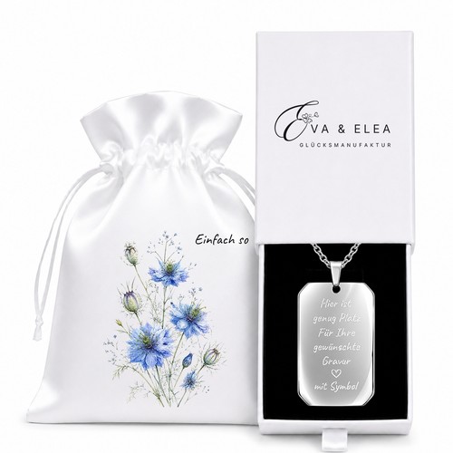 Kette mit gravur edelstahl - kette,