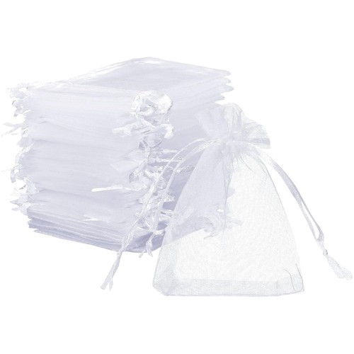 Organza säckchen weiß - organza,