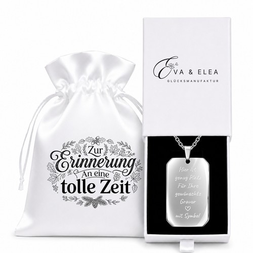 Kette mit gravur - mit, abschied