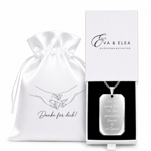 Kette mit gravur edelstahl - kette,