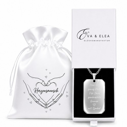 Kette mit gravur edelstahl - gravur,
