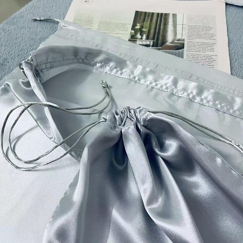Satin kordelzug beutel - 6x,