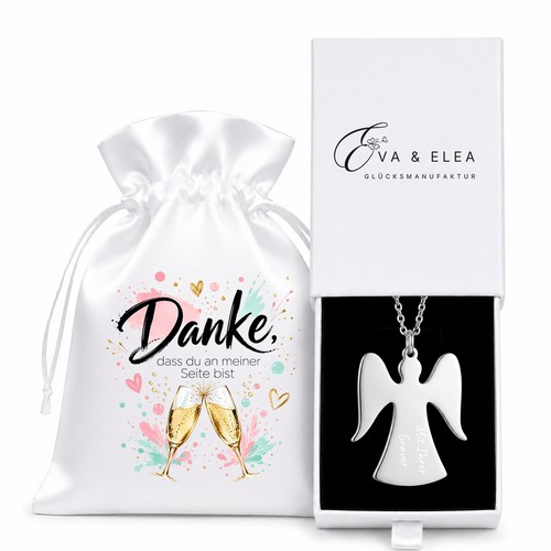 Kette mit gravur hochzeit - kette,