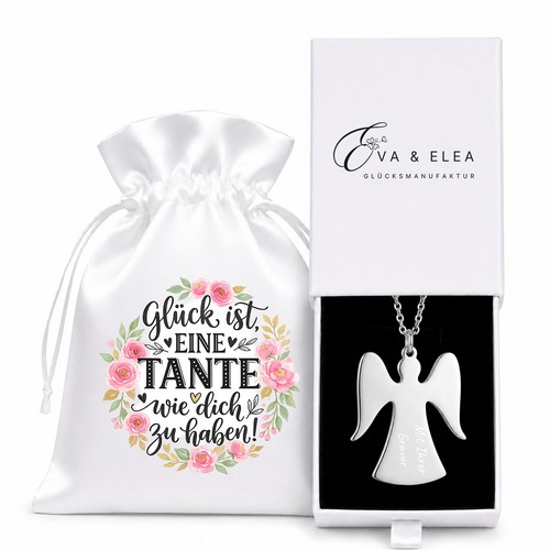 Kette mit gravur tante - kette,