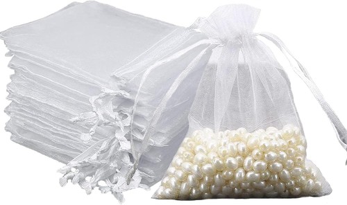 50x organza beutel 10x15cm - organza,