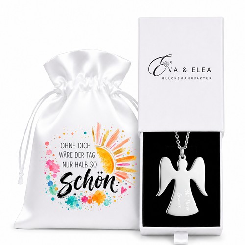 Kette mit gravur hochzeit - kette,